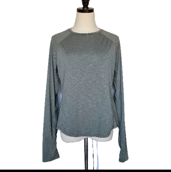 prAna Women's Military Green Small Longsleeve Active Hiking Performance Shirt - Picture 1 of 8